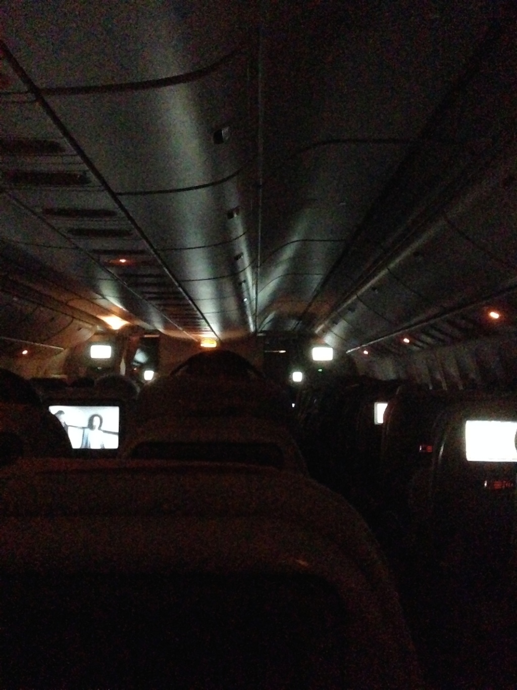 photo 079) 12.57am Cabin Lights Dimmed